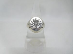Chris Hawkins silver signet ring