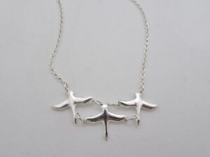 Julian Warrender 3 geese in flight Julian Warrender 3 geese in flight