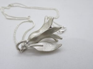 Julian Warrender silver pomegranate pendant